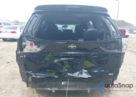 2015 Toyota Sienna Se 8 Passenger из США, поврежденный, VIN 5TDXK3DCXFS663046